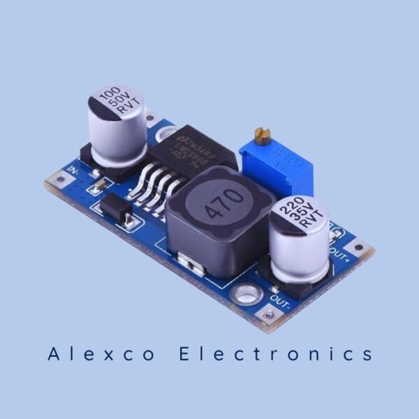 LM2596S DC-DC Adjustable Step-Down Buck Converter – 3-40V to 1.5-35V 4A Power Module