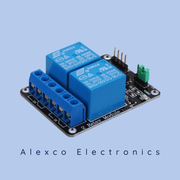 5V 2-Channel Relay Module – Dual-Channel Control Board for Electronics Projects
